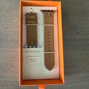 Tory Burch Apple Watch brown strap